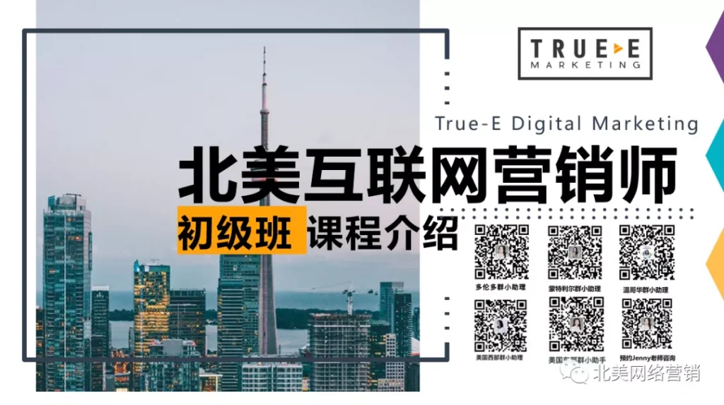 互联网营销师初级班YouTube-TikTok-视频号